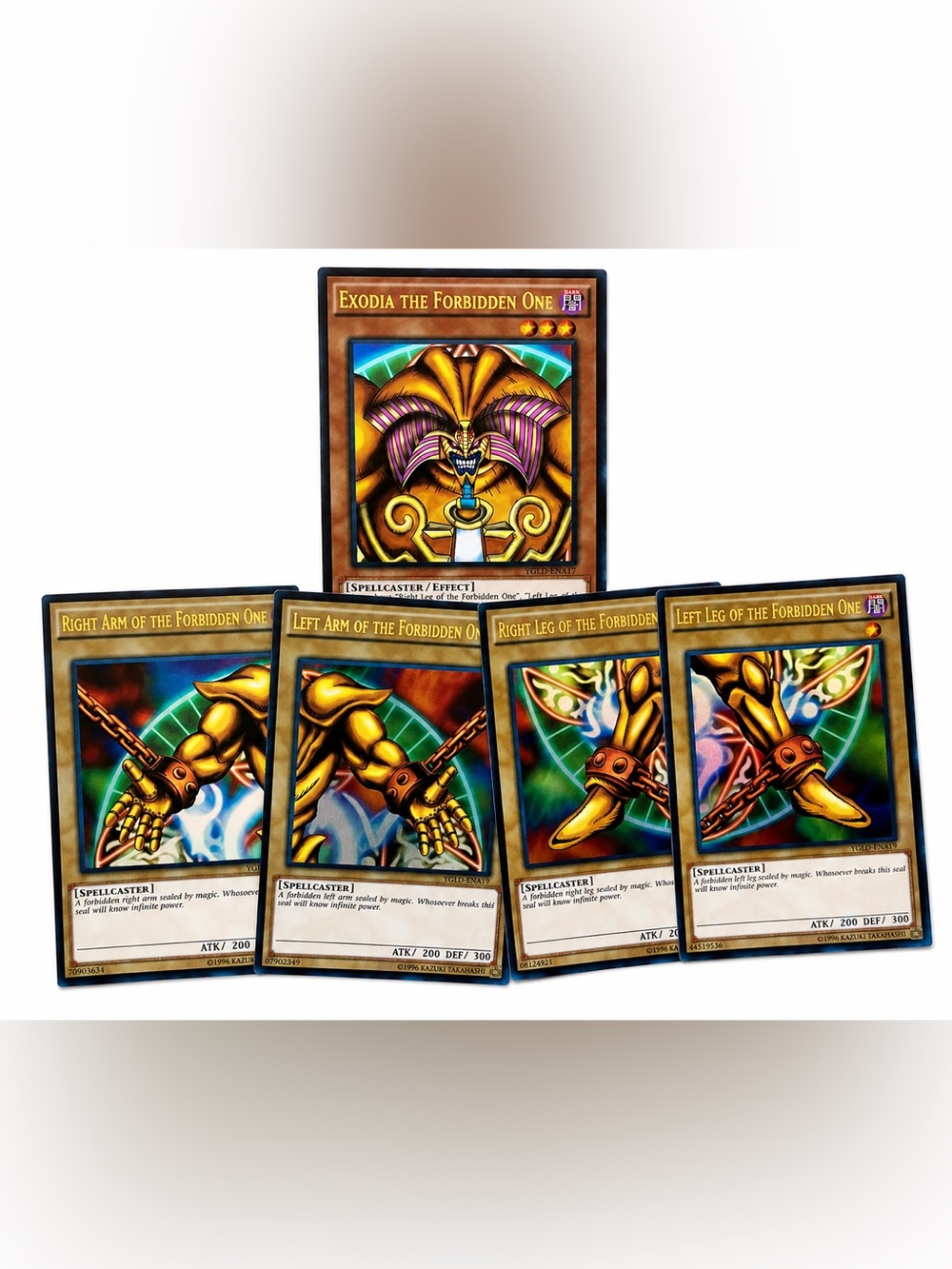 Yu-Gi-Oh! 100+ Card Lot w/ Complete Holographic Exodia Set